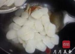 螃蟹炒年糕的做法图解5