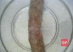 香肠炒蒜薹的做法图解2