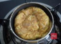 午餐肉煎蛋饼的做法图解4