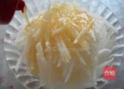蜂蜜拌白萝卜的做法图解4
