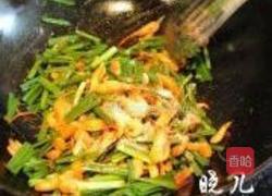 青韭炒河虾的做法图解8