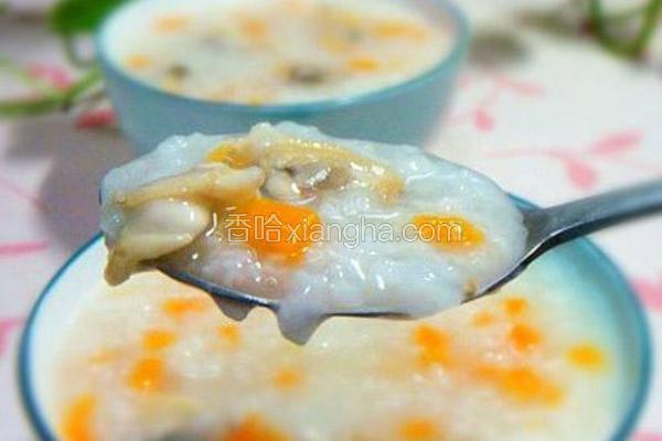 胡萝卜蛤蜊粥
