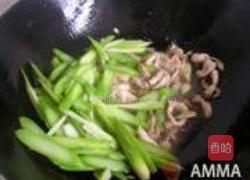 芦笋肉丝炒面的做法图解5