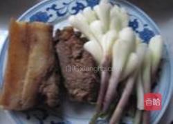 藠头炒腊肉的做法图解1