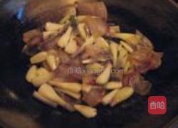 藠头炒腊肉的做法图解4