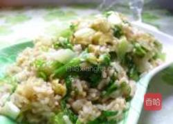 生菜鸭蛋炒饭的做法图解8