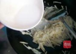 糖醋藕丝的做法图解4