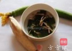 大骨蘑菇丝瓜汤的做法图解4