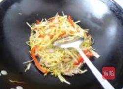 韭黄炒肉丝的做法图解8
