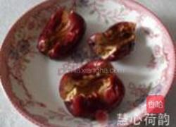 红枣红糖醪糟蛋花汤的做法图解1
