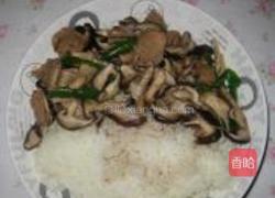 香菇肉片盖饭的做法图解10
