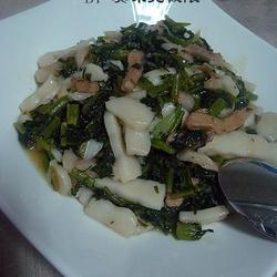 雪菜肉丝炒年糕的做法[图]