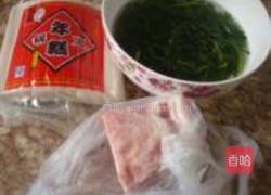 雪菜肉丝炒年糕的做法图解1