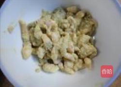 青椒豆丹腐竹的做法图解2