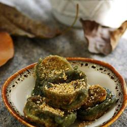 快捷版香煎蒿子粑粑的做法[图]
