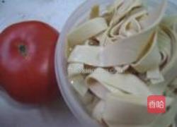 西红柿炒千张的做法图解1