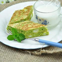 西芹马蹄鸡蛋饼的做法[图]