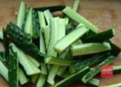 炝黄瓜的做法图解2