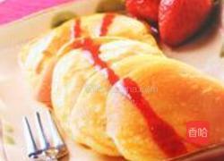 草莓煎饼的做法图解5