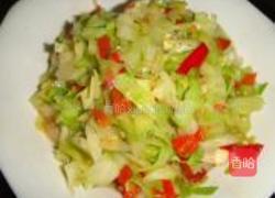 剁椒圆白菜的做法图解7