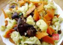 香菇炒菜花的做法图解8