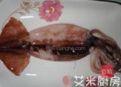 照烧鱿鱼酿咖哩炒饭的做法图解1