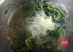 菠菜拌饭的做法图解4