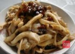 黄豆酱拌平菇的做法图解5