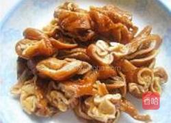 香干溜肥肠的做法图解2