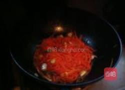 醋溜胡萝卜丝的做法图解6