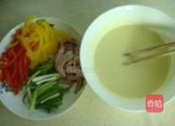 彩椒培根鸡蛋卷的做法图解1