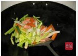 火腿杂炒菜篮子的做法图解6