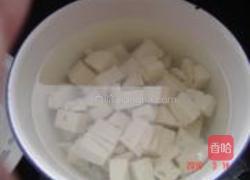 咸鸭蛋拌豆腐的做法图解2