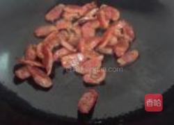 蒜苔炒腊肠的做法图解4