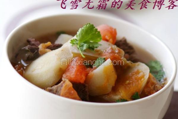 西红柿牛肉汤