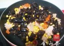 玉米炒黑木耳的做法图解5