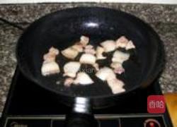 胡萝卜炒猪肉的做法图解3
