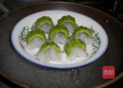 苦瓜如意虾的做法图解5
