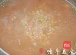 荷香绿豆莲子羹的做法图解3