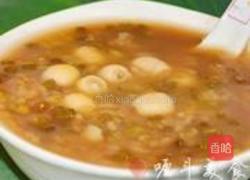 荷香绿豆莲子羹的做法图解5