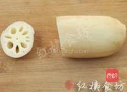 绿豆镶莲藕的做法图解3