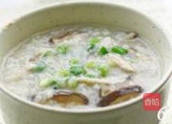 香菇鸡丝粥的做法图解6
