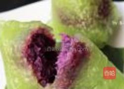 紫薯水晶粽的做法图解17