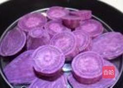 紫薯水晶粽的做法图解3