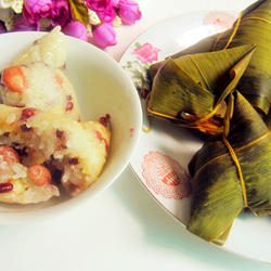 花生莲子肉粽的做法[图]