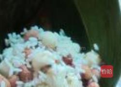 花生莲子肉粽的做法图解6