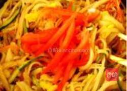 什锦炒饼丝的做法图解9