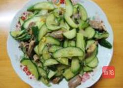 鸡心炒黄瓜的做法图解7