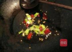 虾炒小白菜的做法图解4