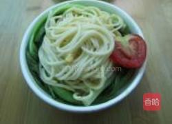 咸蛋凉拌面的做法图解9